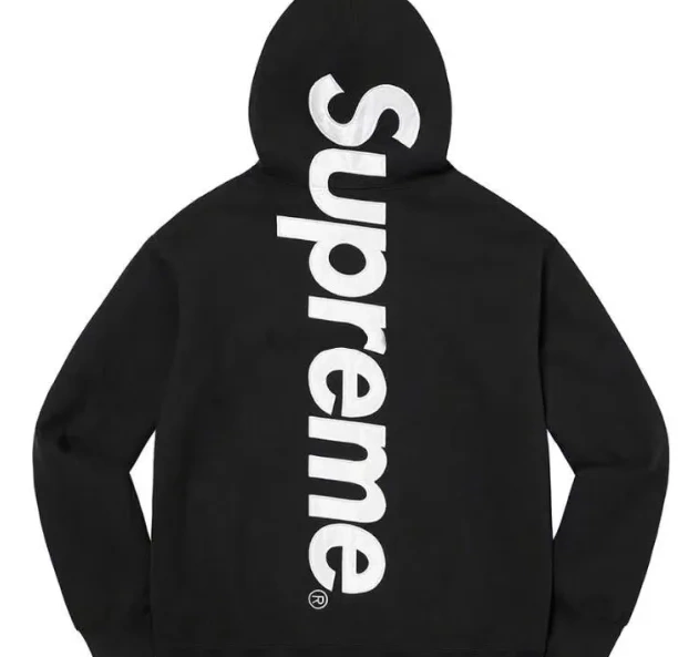 Hooded Red é M Royal 22FW Black Hoodie Appliqu Satin Sweatshirt Green Grey S Big Flower Blue XL L 0804